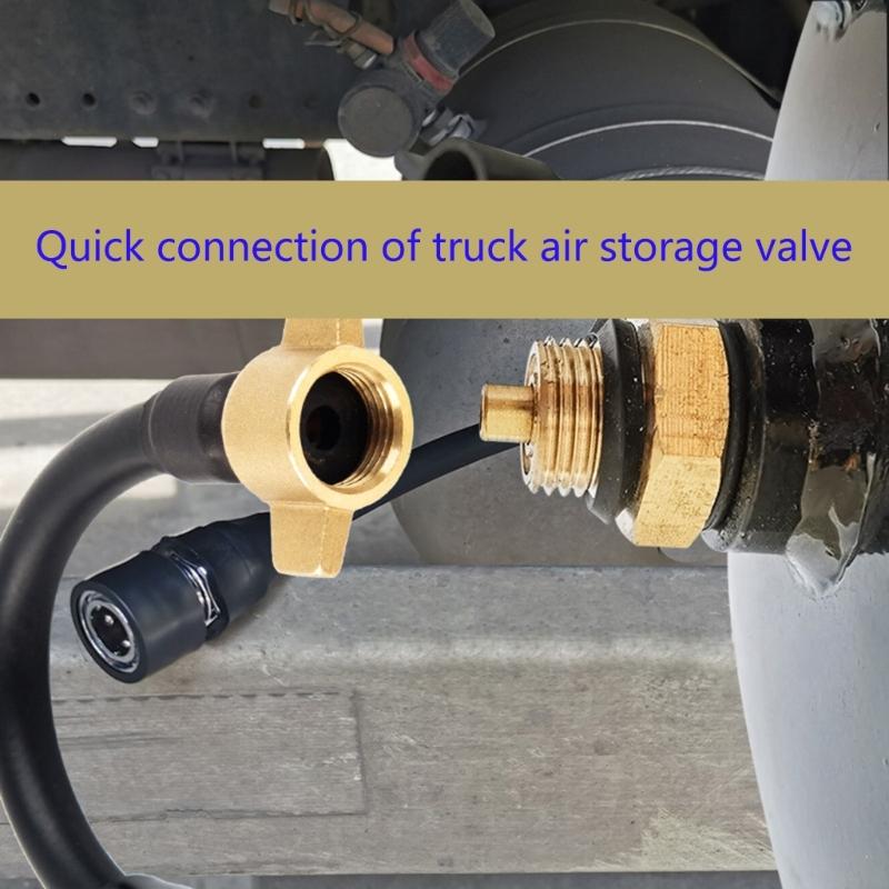 60cm/24-inch Truck Air Tank Air Intake Connector Connecting Pipe Truck Trailer