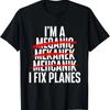 T Shirt I Fix Planes Flugzeug Mechaniker Fliegtechniker Geschenk  vintage Washed Unisex streetwear Top For Everyday Wear