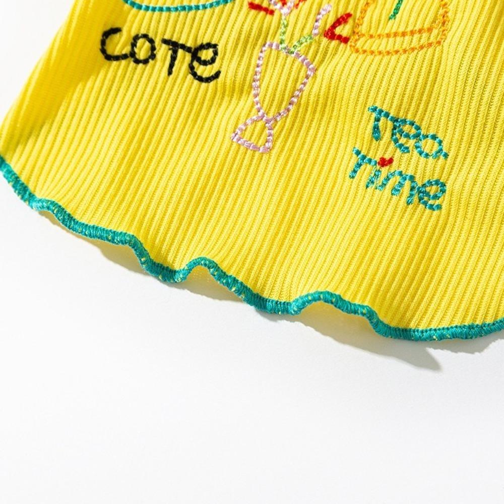 Breathable Dog Shirt Letter Embroidery Dog Base Coat Casual Wear Dog Sweatshirt Spring Summer