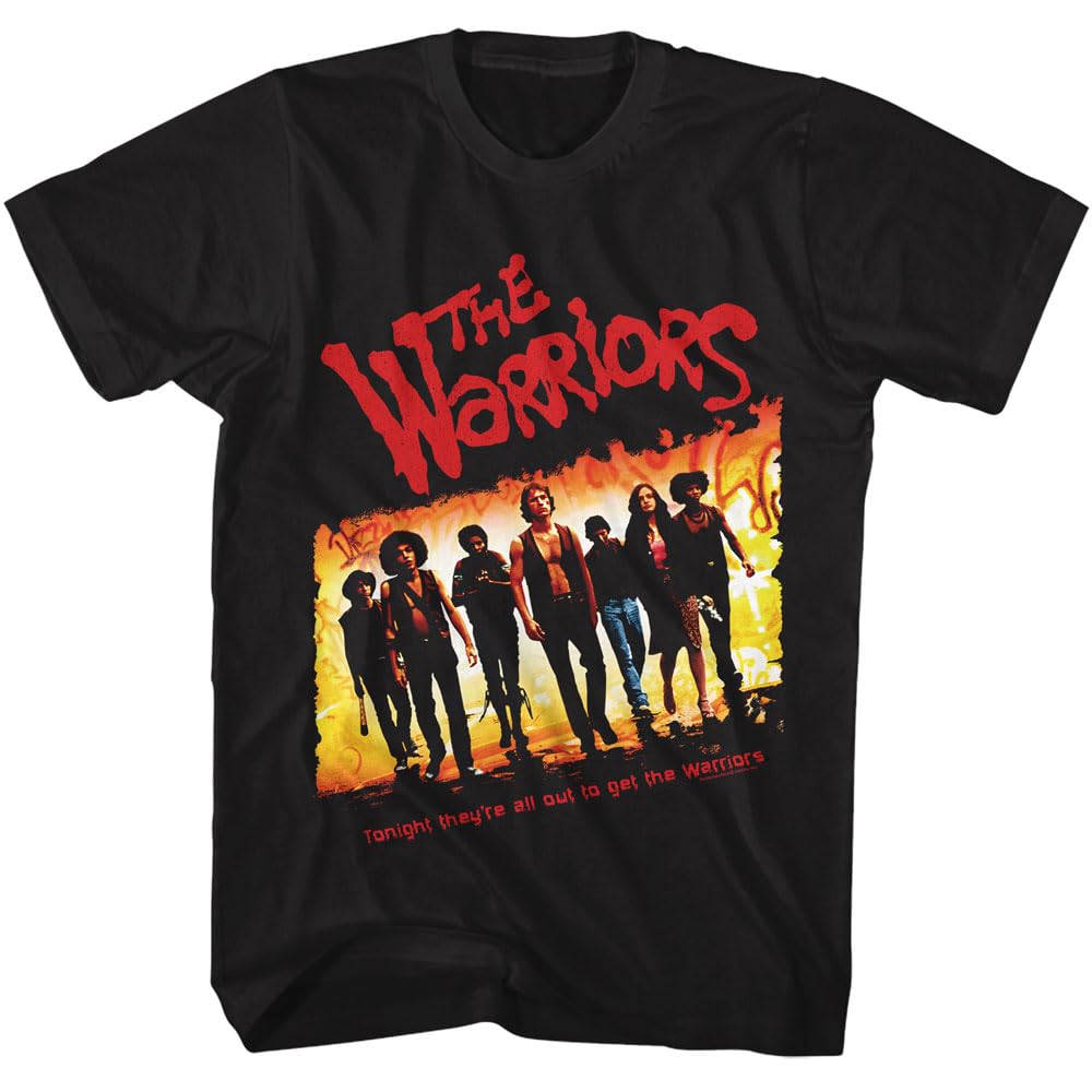 T-shirt Warriors Unisex Estate Eserciti della Notte Gang Film Grafica Manica Corta Oversize Streetwear Vestibilità Larga Maglietta per Fan di Film