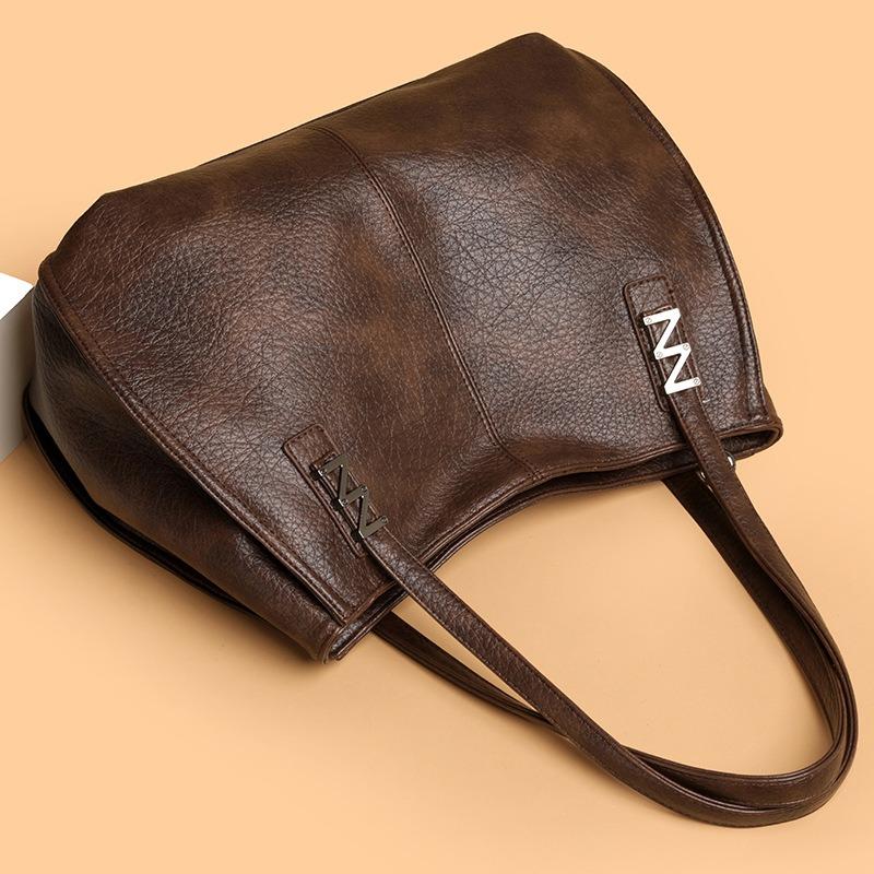Light Luxury Large-capacity Retro High-end Bag Women's Popular New Fashion Casual Versatile Shoulder Armpit Bag