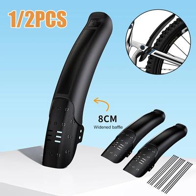 1/2 PCS Bicycle Fenders Mountain Road Bike Mudguard Front Rear Fender MTB Mud Guard Wings for Bicycle Cycling Accessories