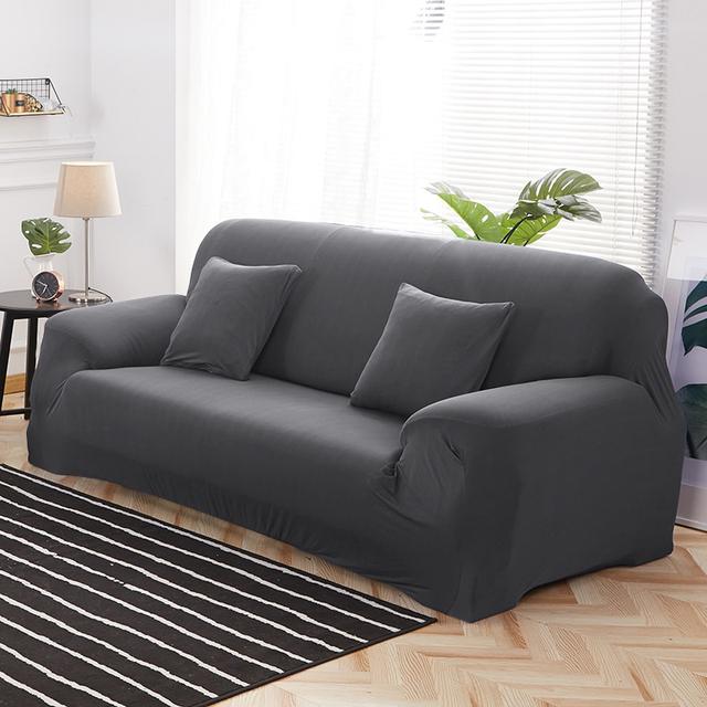 High Grade Waterproof Stretch Sofa Cover For Living Room Sectional Couch Slipcover Elastic Furniture Protector