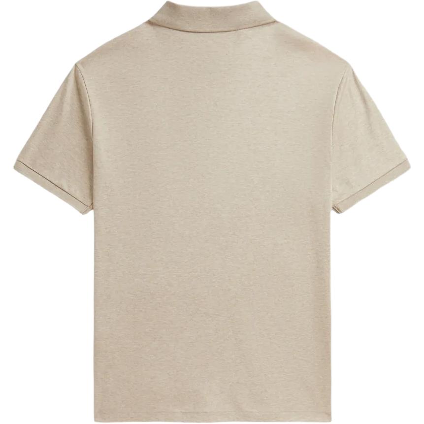 Polo Ralph Lauren Solid Color Small Pony Embroidered Front Vertical Button Short Sleeve Polo Shirt Standard Fit Men tops 710704319-502