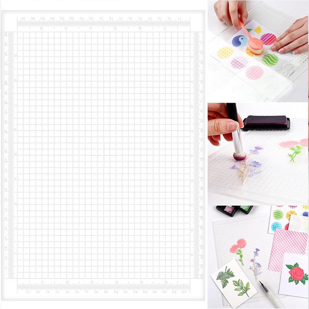Fixed Pad Can Be Reused As A Multi-purpose DIY Handmade Template Stamping Tool And - Pad.