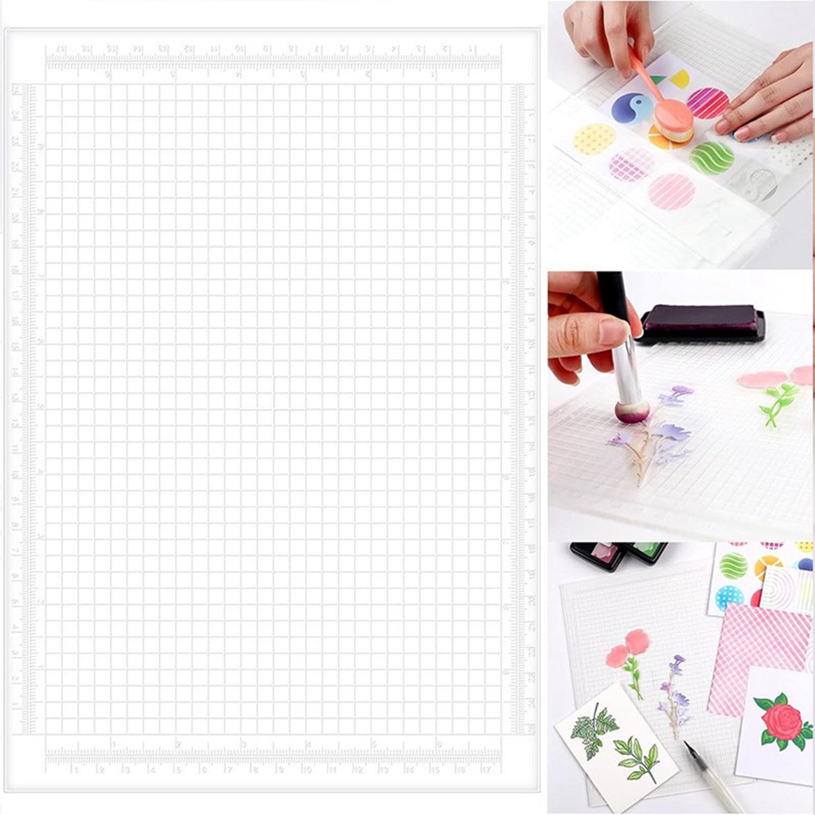 

Fixed Pad Can Be Reused As A Multi-purpose DIY Handmade Template Stamping Tool And - Pad. One Size белый
