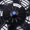 ZAP Performance 10-inch Engine Cooling Fan, Electric Radiator, Universal Slim Push-Pull Cooling Fan, Engine Kit, 12V, 80W Power, Universal, Black, wit