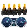 Car T5 Bulbs | 10 Pcs Car Interior Dash Board Socket LED Bulbs |