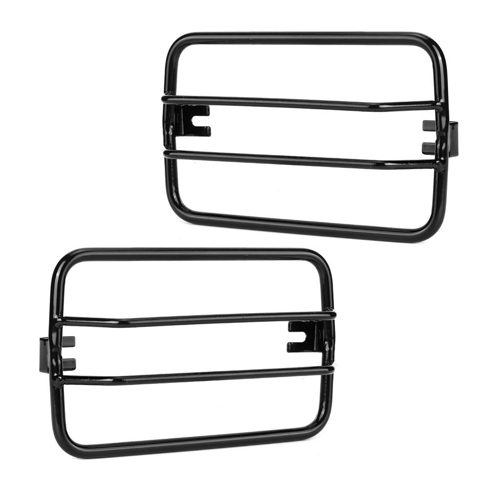 Turn Side Signal Light Protect Guards Black Grille Cover Fits for Jeep Wrangler TJ 19972006