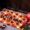 Love Welcome Door Mat Valentine's Day Love Wave Welcome Door Mat Living Room Carpet Entrance Porch Decoration Rug