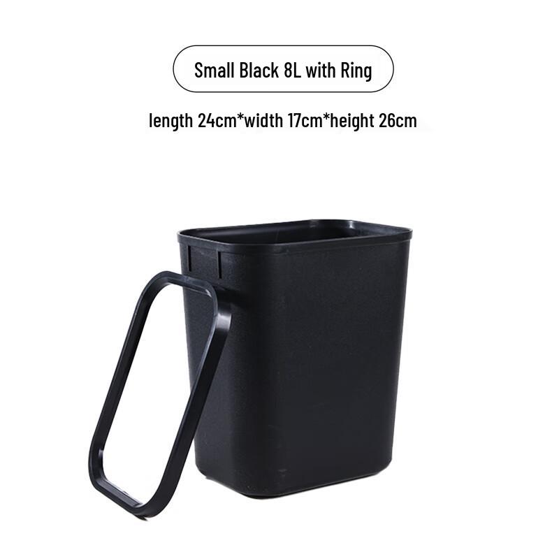 Open-Top Flame-Retardant Plastic Waste Bin