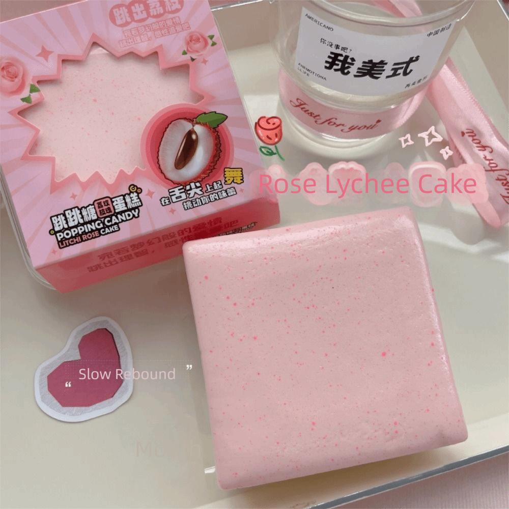 Sticky Texture Bread Squishy Toy Ultra Wet Sensory Fidget Cake Squishy Bread Cake Kids Adults