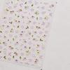 White Flower Petal Cherry Blossom Peach Blossom Falling Petal Floral Gradient 5D Self Adhesive Nail Art Sticker Manicure Decals