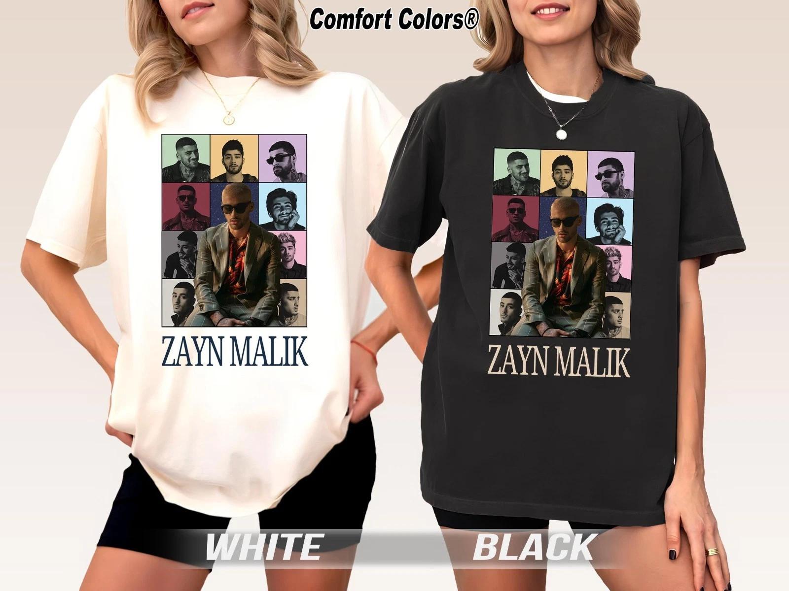 

Горячая новая унисекс футболка Zayn Malik для мужчин и женщин 90-х 4XL