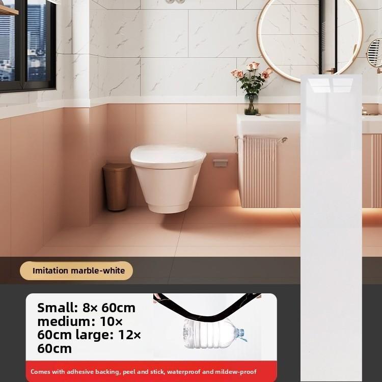 

Толстый рулон, европейский стиль, мраморная плитка, панельные обои, самоклеящийся ПВХ, имитация кирпича, съемный, сделай сам, защитная полоса для пола и стен 10* 60cm