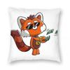 Aggretsuko Cartoon Anime Game Square Pillowcase Pillow Cover Cushion Zip Decorative Comfort Throw Pillow for Home Sofa