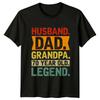 Husband Dad Grandpa 70 Year Unisexs TShirt 70th Birthday Family Gift For Him