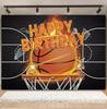 Boy's birthday party, basketball court theme, background decoration, passionate sports meet, photography props, posters, banners