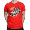 Funny Back To The Future Retro T-Shirts for Men Crew Neck Pure Cotton T Shirt Short Sleeve Tee Shirt Summer Clothing