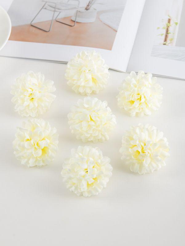

50/100pcs Artificial Flowers Ball Chrysanthemum Home Room Wedding Wreath Decor Outdoor Bridal Diy Gift Candy Box Accessory Cheap 50 pcs