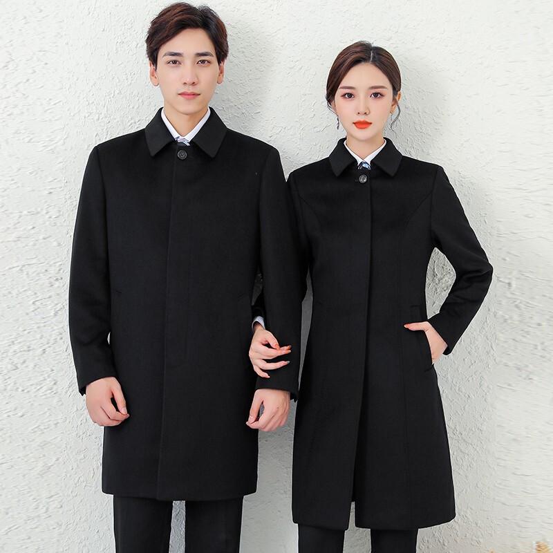 

Trueman 100% Wool Mid-Length Business Overcoat M