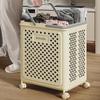 Miflame Foldable Laundry Basket with Wheels