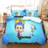 Set Biancheria da Letto Bubble Guppies Stampa 3D Singolo Gemello Matrimoniale Queen King Size Set Letto Adulto Bambino Camera da Letto Set Copripiumino