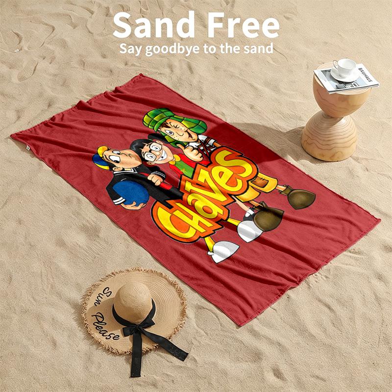 El chavo Beach towels also serve as bath towels summer essential a musthave for the outdoors the beach and the pool