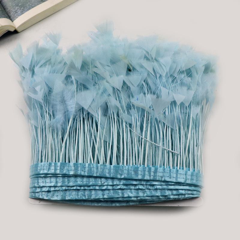 Customized Butterfly Flower Cloth Edge Clothing Lace Accessories Home Lighting Throw Pillow Decoration Feather Turkey Feather Cloth Edge