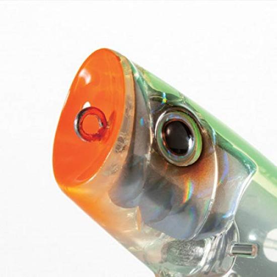 Shimano Bantam World Pop 69F Flash Boost Ghost Ayu 006 Freshwater Popper Lure for and Rivers ZR-P69U Bass, Lakes, Dams, Ponds,