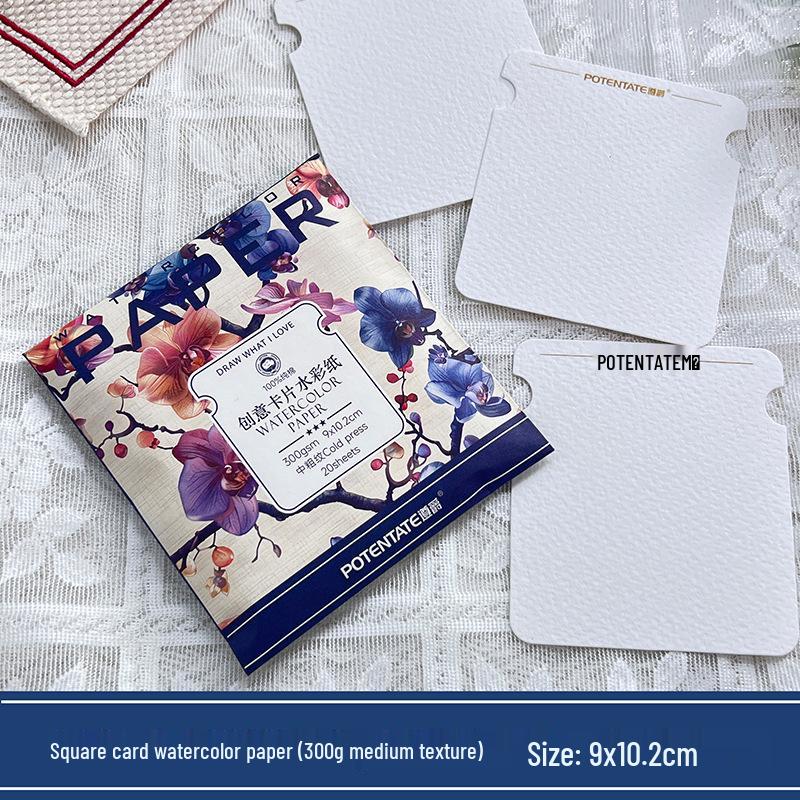 Zun Jue 300g Fine Grain Pure Cotton Watercolor Paper – Ideal for Art Students
