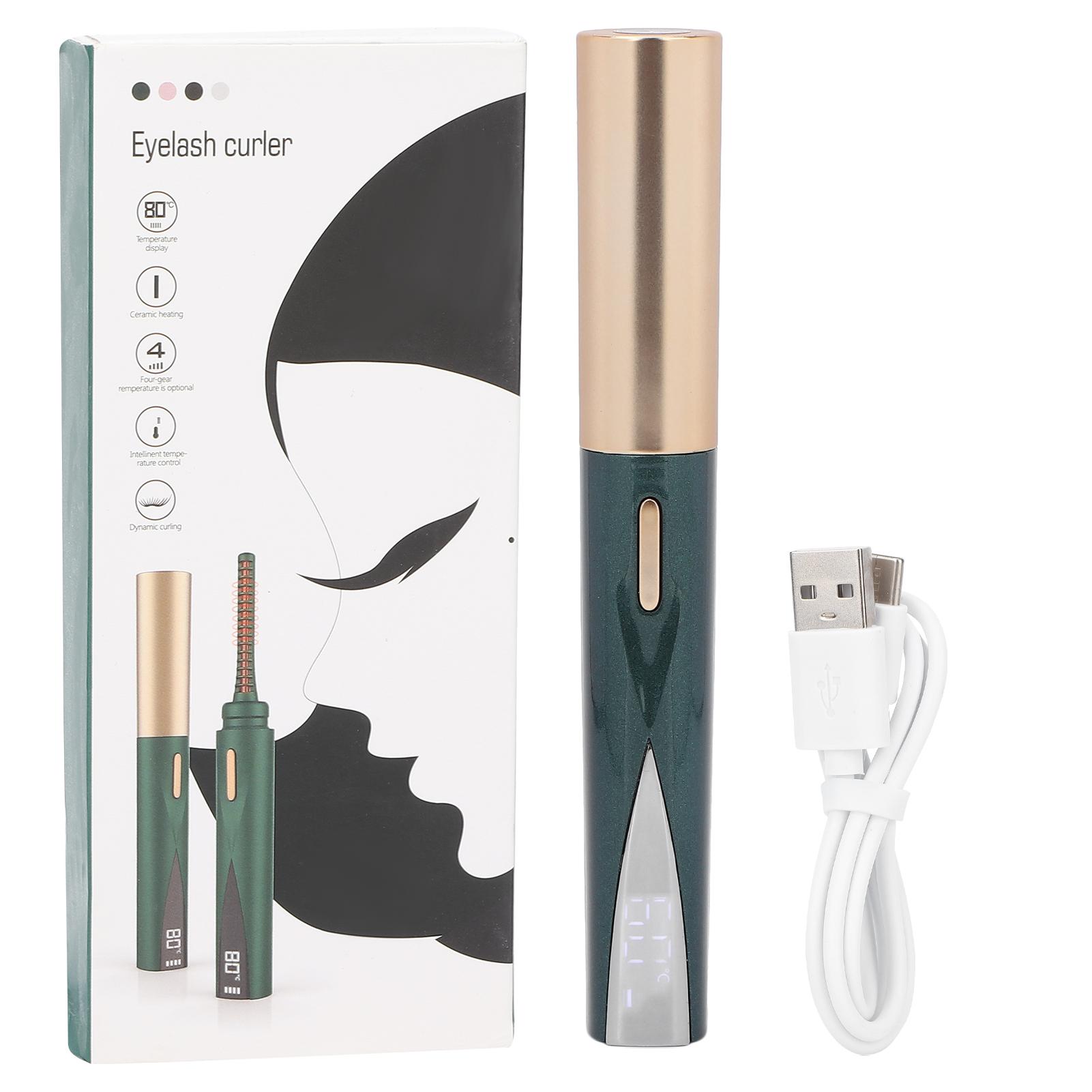 

Портативный нагретый бигуди для ресниц Четыре температуры Длительный завивка ресниц