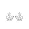 Elegant Zircon Butterfly Stud Earrings: Luxurious, Versatile, and Graceful Jewelry with a Sophisticated Design.