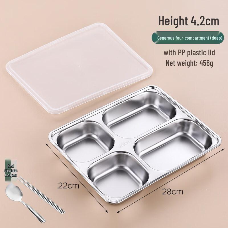 ZISIZ 304 Stainless Steel Dinner Plate