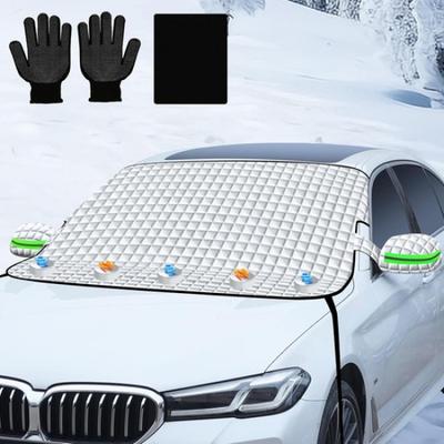 Windshield Sun Shade Cover for Car, Frost Guard, Ice-Car Snow Cover-1.5