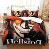 Kpop Hellsing Alucard Bedding Set 3 Piece Duvet Cover Set Gothic Vampire Bedroom Decor All Sizes For Kpop Fans