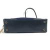 CHANEL vintage Quilted shoulder bag Shoulder Bag Jersey / Leather Navy