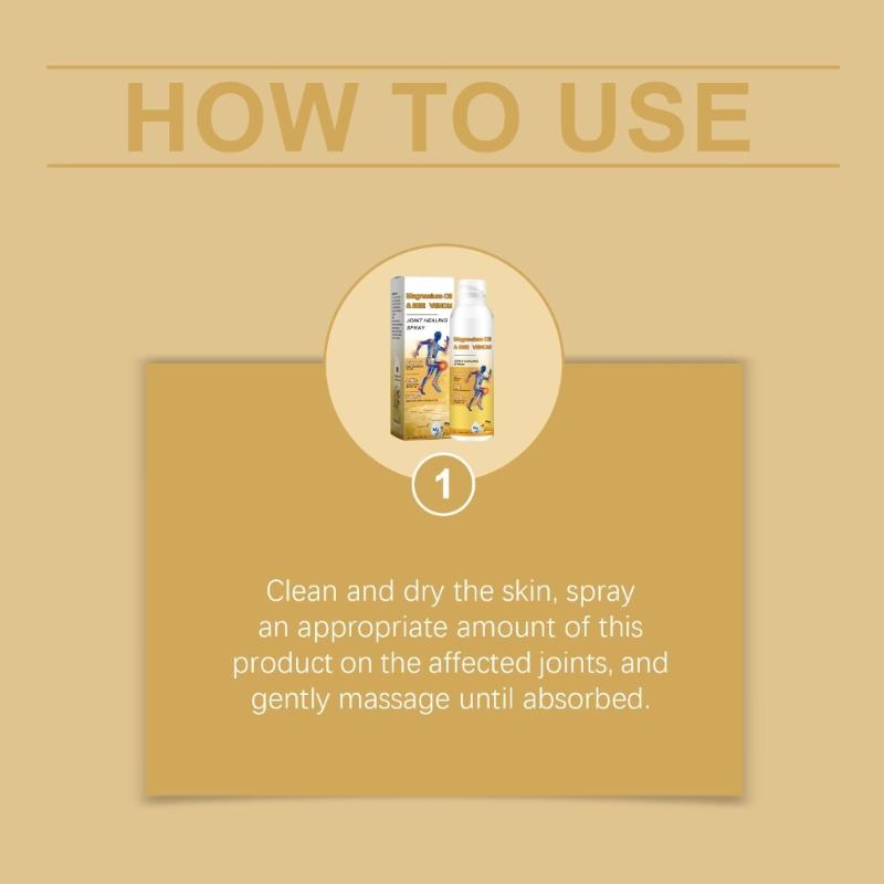 Magnesium Oil & Bees Venoms Joint Healing Sprays Joint Treatments Fast Absorption Bees Venoms Joint Soothing Sprays