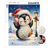 Pearl Painting 5D DIY Christmas Penguin Decorative Painting. Cute Birthday Gift. Handmade Art Painting
