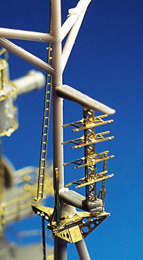 Hasegawa Etching Parts for the Japanese Navy Light Cruiser Basic Plastic Model QG38 1/350 Detail-Up Agano-Class, B, Kit,