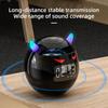 Portable Cute Little Devil AI Smart Bluetooth Speaker 3D Stereo Subwoofer Mini LED Digital Clock Alarm Clock Waterproof HIFI Music Box