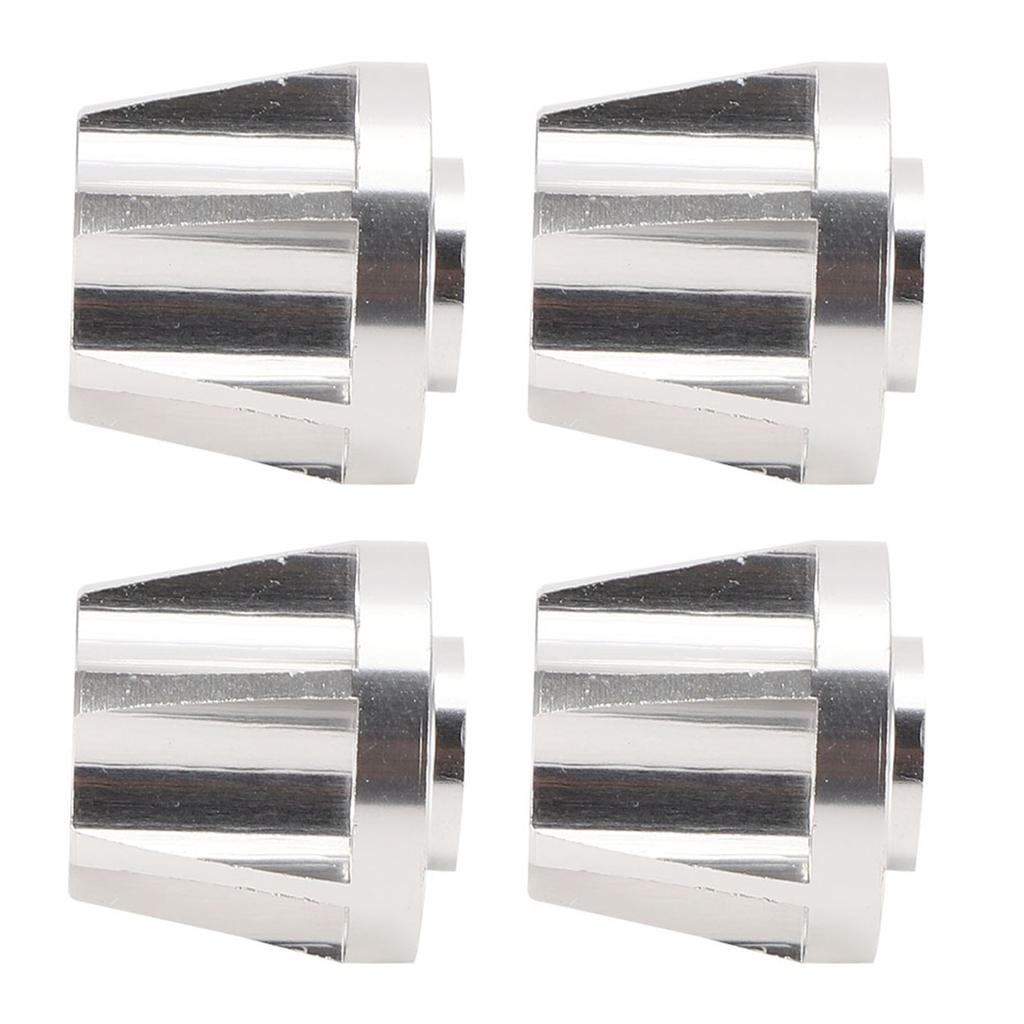 4pcs 1.9inch Aluminum Alloy Silver Wheel Hex Hub Fit for SCX10 1 10 RC Car Model20mm