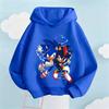 Children 4-13yrs Kids ShadowSonic Hedgehog Hoodie Boys Girls Cartoon Character Pullover Sweatshirt 2026 Long Sleeve Casual Top