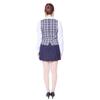 Be With Marunouchi Check Office Lady Secretary Uniform, Pink, Size M, Women's Cosplay Costume