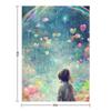 Bubble Girl Dreamer Rainbow Abstract Art Print Throw Blanket Luxury Designer Shaggy Blankets For Sofas Custom Blankets