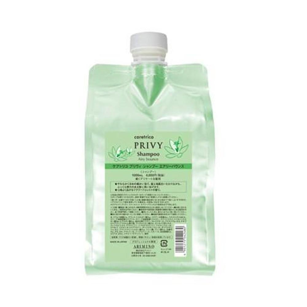 Alimino Caretrico Privy Шампунь Воздушный Объем Стройность Увлажнение Гладкость Airy Bounce Refill 1000ml