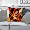 RRun Kingdom Burning Spice CCookie Pillow Cases for Bedroom Living Room Sofa Home Decor Polyester Cushion Cover with Zipper