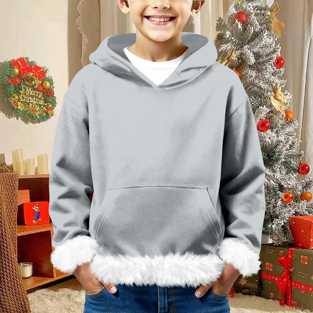 Children's Sweatshirt Girls Boys Long Sleeve Lightweight Casual Hoodie Loose Comfortable  Sweatshirt