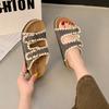 Thick-soled Boken Slippers Women's Summer Fashion Shoes Flip-flops Half-slippers