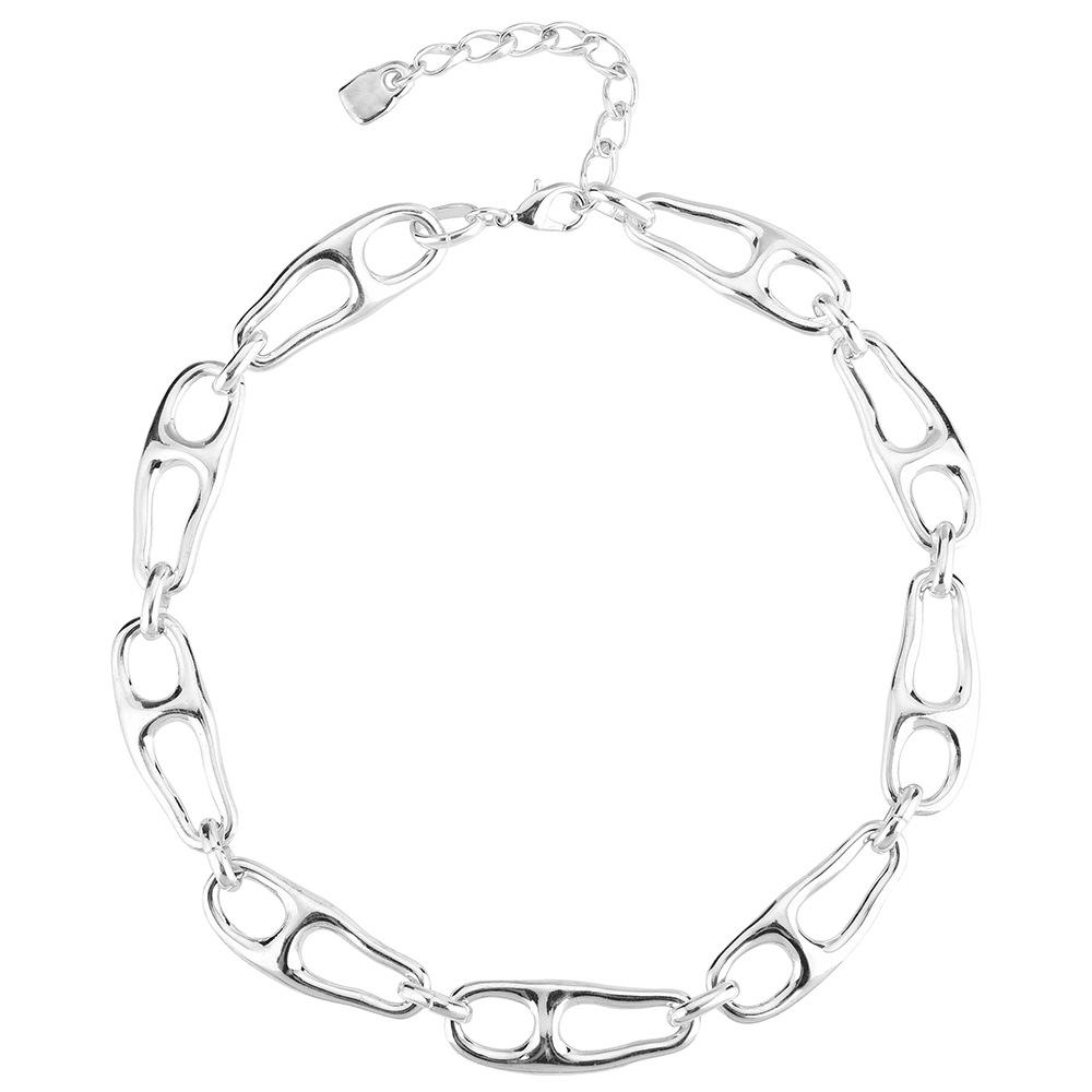 New Style Female Clavicle Chain Light Luxury Style Hollow Chain Pendant Necklace